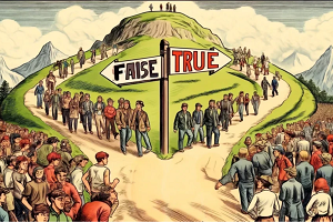 True and False small