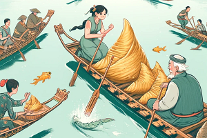 居然是金色的粽子